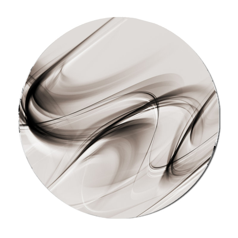 Swirl Print, 46" H x 46" W x 1.5" D