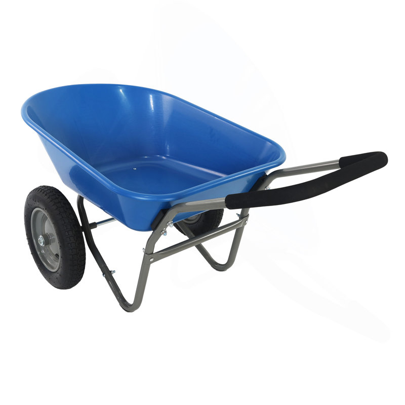 Chariot à deux roues pour jardin Blue Wheel 15 pouces Wb189bl