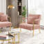 30″ W Accent Armchair with Cozy Pillow-107364740