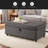 Modern Large Comfort Sofa Ottoman With Storage, Modular Sectional Storage Ottoman With Wheels For Living Room,Lounge Ottoman, Couch Storage Ottoman,Large Storage Ottoman Bench-41081569