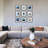 Gallery Wall Frame Set 12x12 for 8x8 Picture Frames with Ivory Mat-95111528