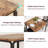 3-Piece Dining Table Set Home Bar Table Set with Cushioned Chairs for Small Space-326692361