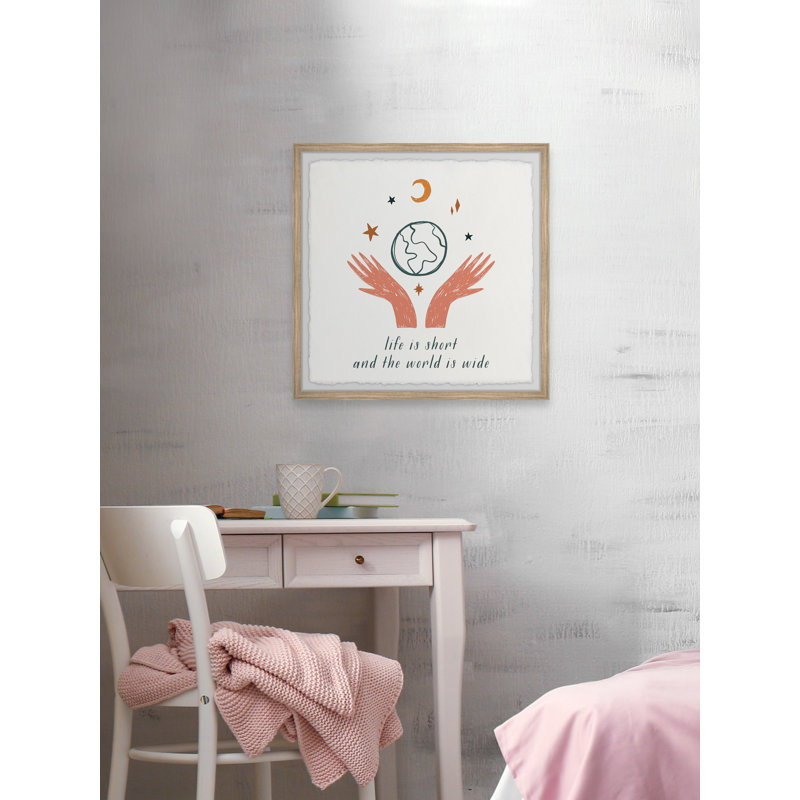 Explore The World by Marmont Hill - Single Picture Frame Painting, 61cm H x 61cm W x 3.81cm D