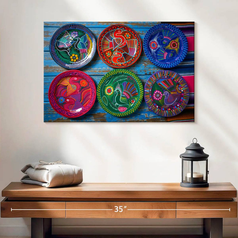 Poterie d'artisanat mexicain Senne, H 16 po x l 24 po
