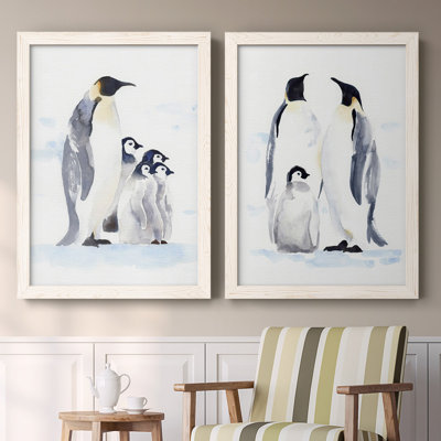 Toile encadrée «Emperor Penguins I-Premium» - prête à être accrochée