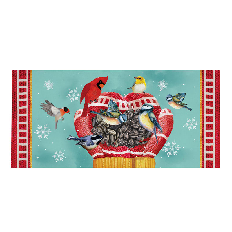 Tapis de bienvenue Welcome Bird Friends Sassafras