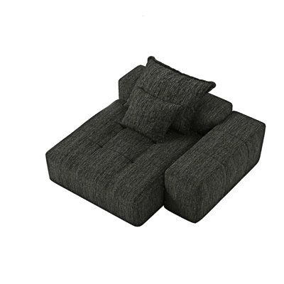 Canapé modulaire combiné avec coussins