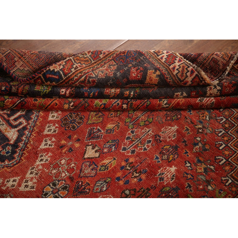 Tapis tribal à motif géométrique traditionnel 5 x 8
