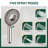2-in-1 Dual Shower Head, 5-Spray Detachable Round Handheld Shower Head-119513040
