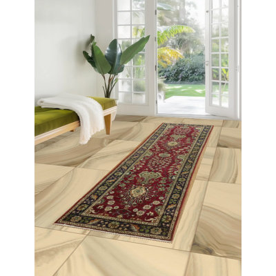 Luxurious Hallway Traditional Runner Rug 2x10