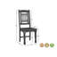 Ensemble de 2 chaises de salle à manger en bois massif Pacjo-925223339