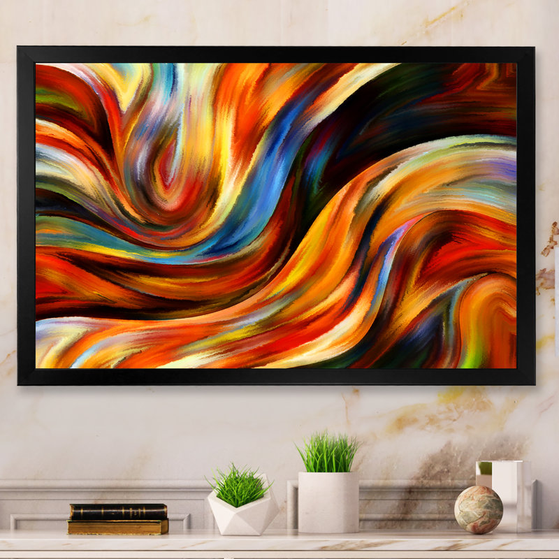 «The Escape of Inner», reproduction d'art sur toile, H 16 po x l 32 po x P 1 po, Cadre photo noir
