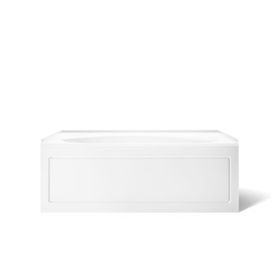 Windward 60" x 42" Alcove/Tile In Soaking Acrylic Bathtub