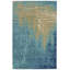 Tapis bleu en laine touffeté à la main Tasley-214427668
