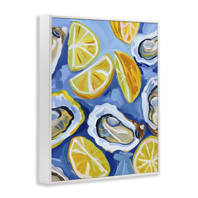  «Lemon & Oyster», art de la giclée encadrée par LSR Design Studio