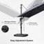 243cm X 335cm Rectangular Cantilever Parasol-336423984