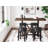 Valebeck Counter Height Dining Table and 4 Barstools