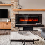 Wapanucka Recessed Wall Mounted Electric Fireplace