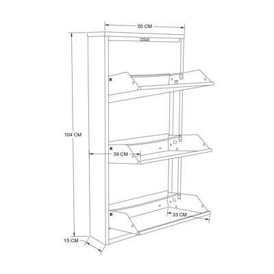 Armoire à chaussures d'extérieur moderne Colgan, noire, 19,7 x 40,9 x 5,9 pouces | Fabrication 100% en tôle, pouvant contenir jusqu'à 6 paires de chaussures | Fixation murale, aucun assemblage requis, conception élégante pour le rangement d'entrée et de patio
