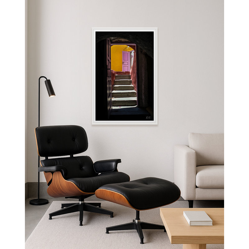 Les portes, H 40 po x l 27 po x P 1,5 po, Photo lustrée, Cadre blanc