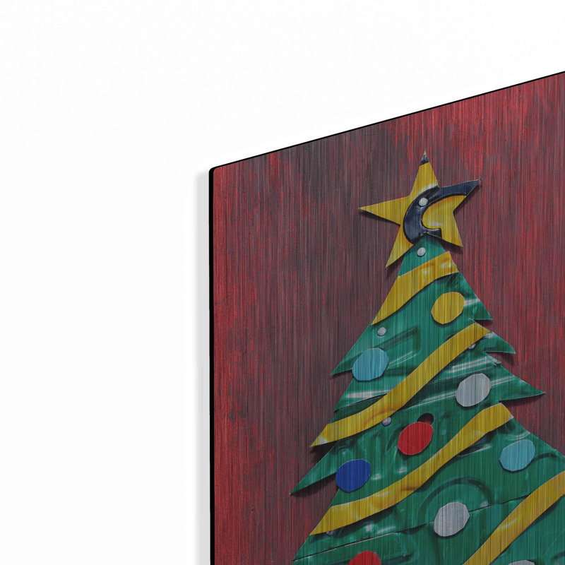 "Noel Christmas Tree Plate Art" par Design Turnpike, H 24 po x l 16 po