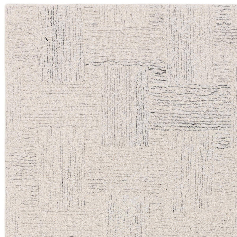 Charnita Chevron / Zig Zag Wool Hand Tufted Area Rug, Rectangle 120 x 170 cm