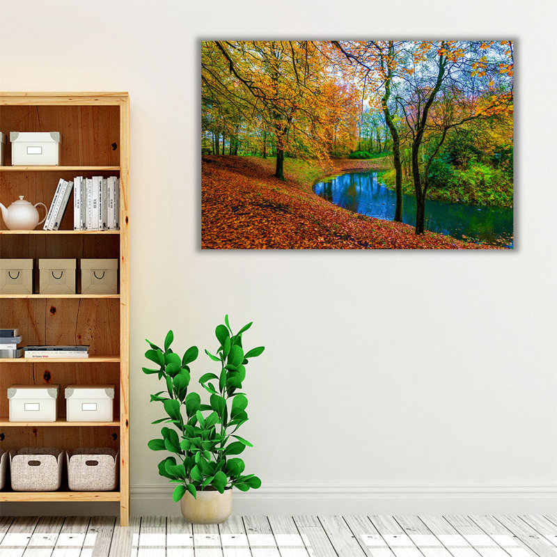 Ruisseau d'automne, H 40 po x l 60 po