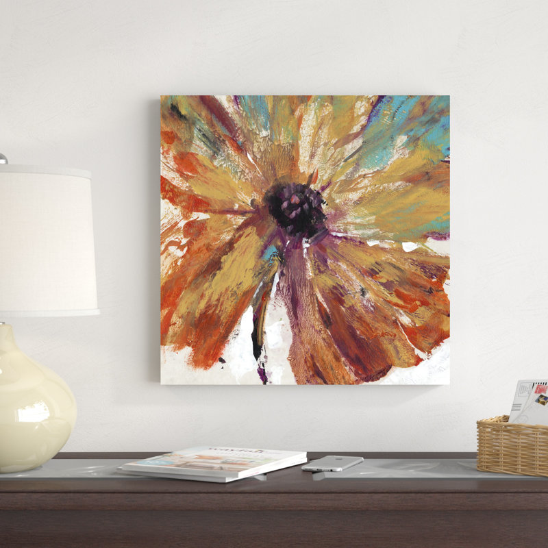 " Orange Splash I ", 20" H x 20" W x 1.25" D