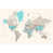 Gris / Turquoise