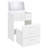 Cushign 3-drawer Makeup Vanity & Stool Set-714431701