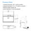 Évier de cuisine en quartz avec station de travail à cuve simple encastrable en quartz avec robinet, planche à découper et support à roulettes L 33 po x l 22 po Quartz-106636162-106636165