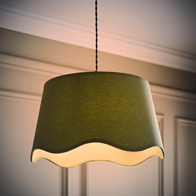 Alazar Linen Blend Empire Lamp Shade ( Slip-On )
