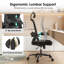 Groningen High Back Ergonomic Chair with Adjustable Headrest and Lumbar Support-1030404190