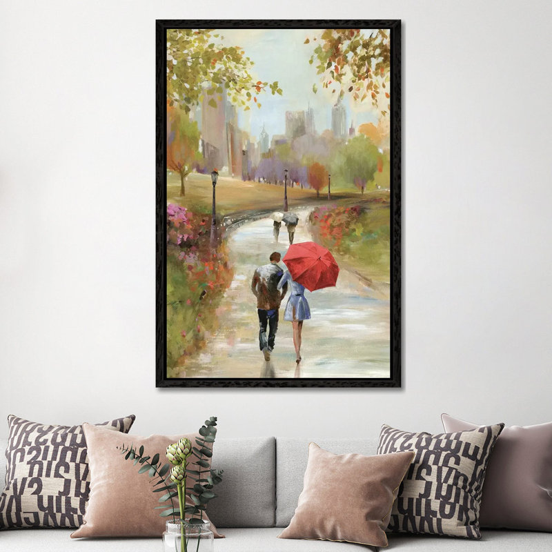 Endearment 1 Piece Painting on Canvas, 152.5 cm H x 101.5 cm W, Black Framed Canvas