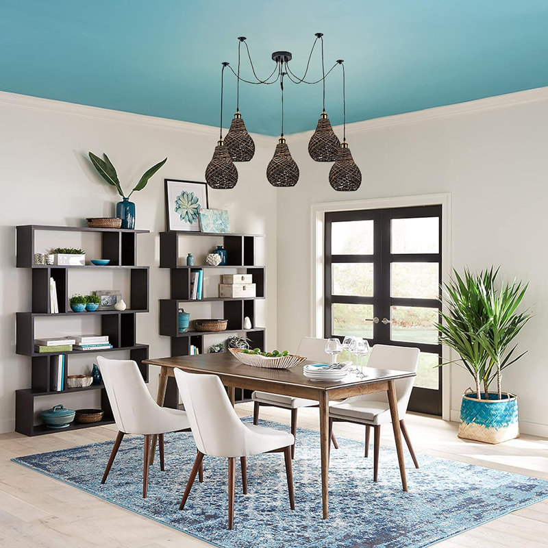 5 - Light Brown Chandelier Pendant, Yes