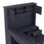 Bureau d'ordinateur en L avec bibliothèque, bureau d'angle moderne, bureau d'écriture en L, bureau d'ordinateur de coin avec rangement-1812003208