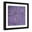 Eada «Vibrant Purple Square I», reproduction encadrée
