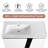 Kemberly 39.94'' Single Bathroom Vanity with Ceramic Top