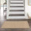 Tapis beige tissé à la machine Marlow-37700653