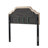 Tufted Upholstered Headboard With Durable Metal Legs-1008109240