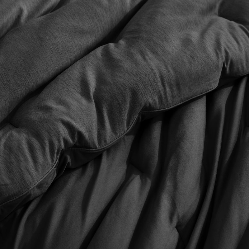 Yoga Pants - Coma Inducer Oversized Cooling Comforter Set - Black, King Comforter + 2 King Shams