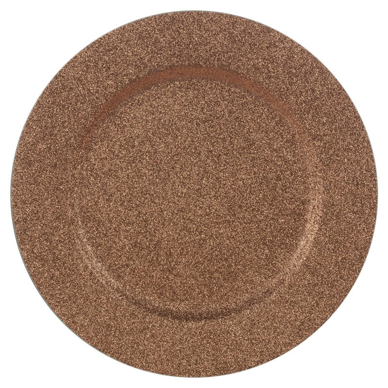 Careena Solid Colour Charger, Brown