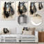 Décoration murale minimaliste cheval noir II-80359306