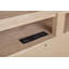 Console de divertissement 72 "avec 4 portes et tablette ouverte Frank