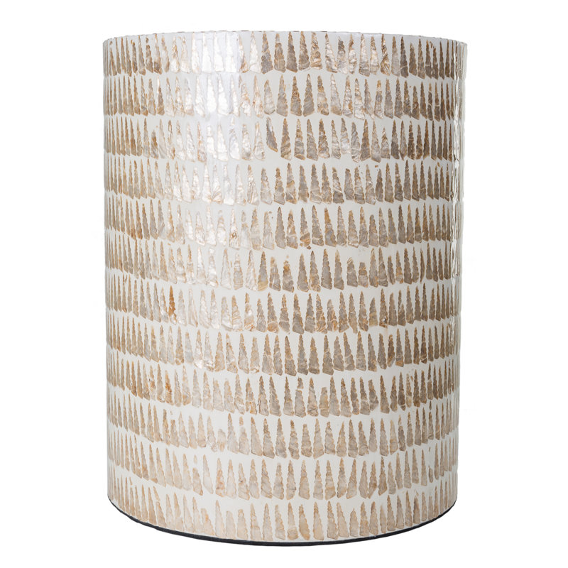 Solid + Manufactured Wood Accent Stool