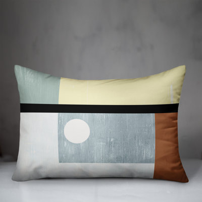 Geometric Reversible Throw Pillow