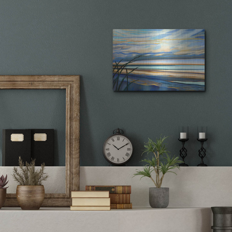 "Shoreline" par Louise Montillio, H 12 po x l 16 po