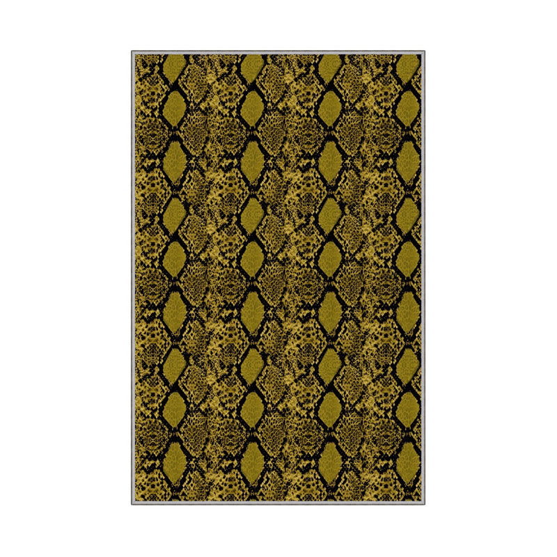Antibacterial Hall Carpet (2.6 x 6.6 Ft) | 100% Polyester, 0.4 in Pile Height | Non-Slip PVC Dot Underside, Machine Washable | 3D Digital Printing, Durable & Stylish for Entryways, Living Rooms & More