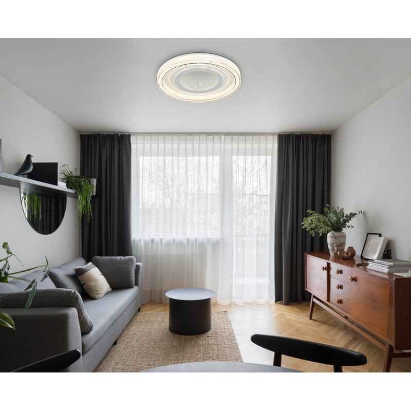 Danyette LED Flush Mount, Satin