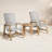 Demetri 3 Piece Teak Seating Group